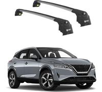 TURTLE ROOF CARRIER AIR-2 , Silver NISSAN QASHQAI J12 2021 - 2024 (SUV)