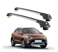 TURTLE ROOF RACK AIR-1 HYUNDAI i20 ACTIVE (GB) 2015 - 2024 , Silver
