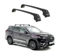TURTLE ROOF RACK AIR-2 , Noir CHERY TIGGO 8 PRO 2022 2023 2024 (SUV)