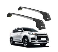 TURTLE ROOF RACK AIR-2 , Silver CHERY TIGGO 8 2018 - 2024 (SUV)