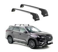 TURTLE ROOF RACK AIR-2 , Silver CHERY TIGGO 8 PRO 2022 2023 2024 (SUV)