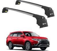 TURTLE ROOF RACK AIR-2 , Silver MITSUBISHI OUTLANDER Mk3 2013 - 2021 SUV