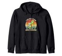 Turtle Runner Team Vintage Je ne suis Pas Lent, Juste en Zone 2 Sweat à Capuche