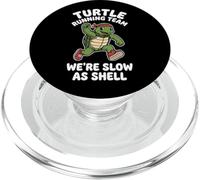 Turtle Running Team - Funny Saying Runner Marathon Running Team PopSockets PopGrip pour MagSafe