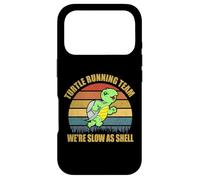 Turtle Running Team We're Slow As Shell Running Marathon Coque pour iPhone 17 Pro