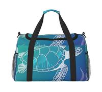 Turtle Sac de voyage léger pour homme et femme Corail marin