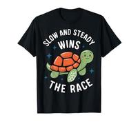 Turtle Slow And Steady remporte les tortues de course T-Shirt