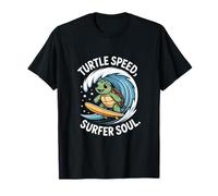 Turtle Speed Surfer Soul Adorable Tortue Ocean Wave T-Shirt