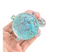 Turtle Squeeze Toy - Funny Glitter Slow Rising Sensory | Stress Relief Fidget Animal Toy Soft Elastic Slow Rebound for Home, School, Office, Travel, Relaxation Play