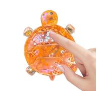 Turtle Squeeze Toy - Funny Glitter Slow Rising Sensory | Stress Relief Fidget Animal Toy Soft Elastic Slow Rebound for Home, School, Office, Travel, Relaxation Play