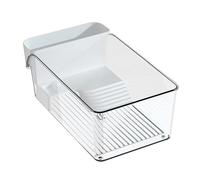 Turtle Tank, Transparent Terrarium Habitat, Feeding Basking Enclosure, 32.7x19.3x12.2cm, for Tortoise, Terrapin, Small Crab, Pet Adoption Setup, Nature Education Use Enriching Educational Activities