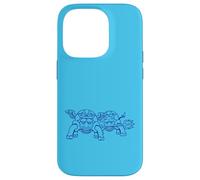 Turtle Team Good Bad Conscience Angel Devil Heaven Fun Hell Coque pour iPhone 14 Pro