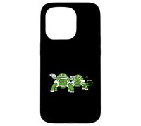 Turtle Team Good Bad Conscience Angel Devil Heaven Fun Hell Coque pour iPhone 15 Pro