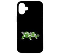 Turtle Team Good Bad Conscience Angel Devil Heaven Fun Hell Coque pour iPhone 16 Plus