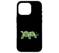 Turtle Team Good Bad Conscience Angel Devil Heaven Fun Hell Coque pour iPhone 16 Pro
