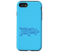 Turtle Team Good Bad Conscience Angel Devil Heaven Fun Hell Coque pour iPhone SE (2020) / 7 / 8