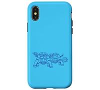 Turtle Team Good Bad Conscience Angel Devil Heaven Fun Hell Coque pour iPhone X/XS
