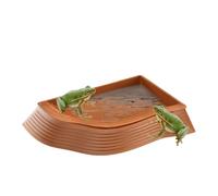 Turtle Water Dish, Anti-Slip Turtle Bathing Pot, Multifunctional Tortoise Bath Pool, Sturdy, Non-Slip, Safe, Comfortable Experience for Turtles, Reptiles, Pets, Outdoor, Indoor