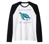 Turtle Watercolor Sea Ocean My Turtles Call Me Aunty Manche Raglan