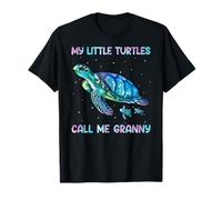 Turtle Watercolor Sea Ocean My Turtles Call Me Granny T-Shirt