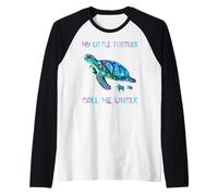 Turtle Watercolor Sea Ocean My Turtles Call Me Uncle Manche Raglan
