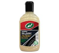 Turtle Wax Black In A Flash 300 ml - Brillance et rénovation longue durée pour pneus et toutes surfaces traitées, résistantes à l'eau - Rénove le vinyle, le plastique et le caoutchouc