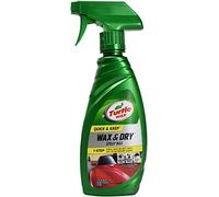 Turtle Wax Cire sèche et rapide en spray - 1 étape - Carnauba Shine - Prévient les taches d'eau - Repousse la pluie