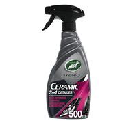 Turtle Wax Hybrid Solutions Détailleur Céramique 3-en-1, 500ml, 1 Unité, Spray Sans Eau, Parfum Fruité, Nettoie, Polie et Cire, Laisse une Brillance Durable