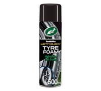 Turtle Wax Wet ‘N’ Black Mousse Pneus 500ml Aérosol - Brillance Noir Intense Effet Mouillé, Nettoie & Protège, Formule Silicone, Finition Hydrofuge Durable