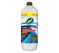 Turtle Wax Zip Wax Shampooing de voiture 1L + 50% - dissout des taches et des sols durs avec un rinçage sans séquence - lavage de voiture à double action et carnauba de cire de voiture