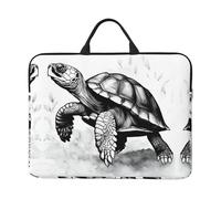 Turtle Write Print Housse de transport pour ordinateur portable 14"