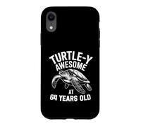 Turtle-y Awesome Sea Animal pour Son 64e Anniversaire Coque pour iPhone XR
