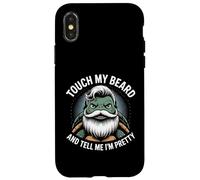 Turtles Beard Citation Touch My Beard And Tell Me I'm Pretty Coque pour iPhone X/XS