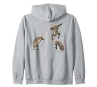 Turtles Japanese Ink Wash Traditional Asian Art Sweat à Capuche