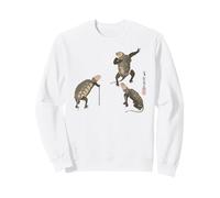 Turtles Japanese Ink Wash Traditional Asian Art Sweatshirt