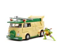 Jada – Voiture moulée sous pression – Turtles Party Wagon 1:24 – Jaune/Vert
