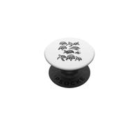 Turtles Y2K Tatouage Vintage Style Retro Turtles Graphic Y2K PopSockets PopGrip Adhésif
