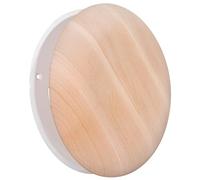TURVENT 125 mm Diffuseur d’Air pour Sauna en Bois d’Aulne Noir sans Résine - Bouche de Ventilation Ronde pour Sauna - Diffuseur de Ventilation pour Mur ou Plafond
