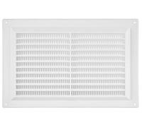 TURvent Grille d’Aération 250 x 170 mm Blanche - Grille de Ventilation Rectangulaire pour Mur ou Plafond - Couvercle de Ventilation pour Systèmes HVAC, Entrée et Sortie d’Air