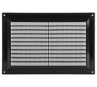 TURvent Grille d’Aération 250 x 170 mm Noire - Grille de Ventilation Rectangulaire pour Mur ou Plafond - Couvercle de Ventilation pour Systèmes HVAC, Entrée et Sortie d’Air