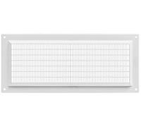 TURvent Grille d’Aération 300 x 130 mm Blanche - Grille de Ventilation Rectangulaire pour Mur ou Plafond - Couvercle de Ventilation pour Systèmes HVAC, Entrée et Sortie d’Air
