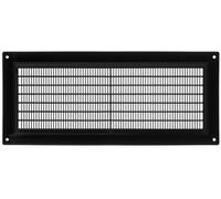 TURvent Grille d’Aération 300 x 130 mm Noire - Grille de Ventilation Rectangulaire pour Mur ou Plafond - Couvercle de Ventilation pour Systèmes HVAC, Entrée et Sortie d’Air