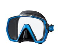 Tusa M1001 Freedom HD Scuba Diving Mask Black Silicone - Fish Tail Blue