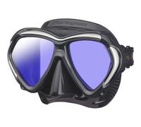 Tusa Paragon Masque de plongée sous-marine natation snorkeling professionnel pour adulte -noir/argent