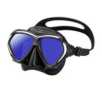 Tusa Paragon Masque de plongée sous-marine natation snorkeling professionnel pour adulte -noir/argent
