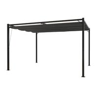 TUSA - tonnelle autoportante grise 3x4 m