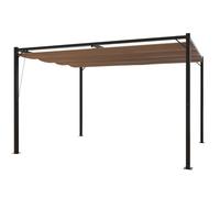 Tonnelle de jardin autoportante Côté Lounge : 3 x 4 m / Taupe