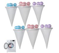 TusaMer Paquet de 6 collecteurs de Cheveux à lessive, collecteur Peluches réutilisable pour Machine à Laver pour Poils d'animaux avec Conception en Maille pour protéger la Pompe vidange.