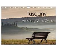 Tuscany Amazing Val d'Orcia (Wall Calendar 2026 DIN A4 landscape), CALVENDO 12 Month Wall Calendar: This calendar shows the beauty of Val d'Orcia, one of the most impressive places in Tuscany