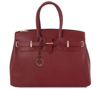 TUSCANY LEATHER TLBag Sac à main pour femme avec finitions couleur or